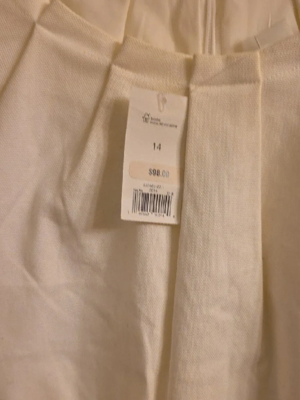 Banana Republic Ivory Sleeveless Midi Sheath Dress - Picture 3 of 10